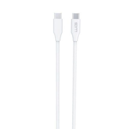 WG - Datový kabel Type-C na Type-C, 1,5 metrů, 5A, 120W, bílá WG - Datový kabel Type-C na Type-C, 1,5 metrů, 5A, 120W, bílá