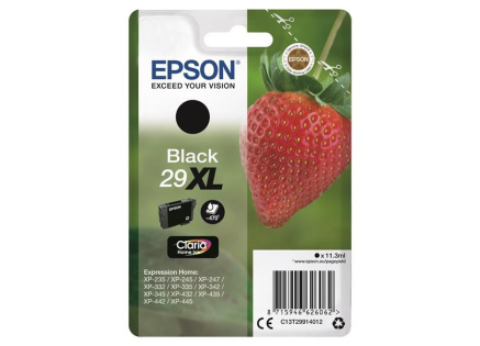 EPSON ink čer Singlepack "Jahoda" Black 29XL Claria Home Ink