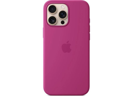 APPLE iPhone 16 Pro Max Silicone Case with MagSafe - Fuchsia APPLE iPhone 16 Pro Max Silicone Case with MagSafe - Fuchsia