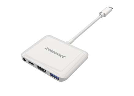 PremiumCord Převodník USB-C na HDMI2.0+USB3.0+Audio+PD (pro iPad Pro)