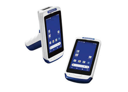 Datalogic Joya Touch 22, 2D, Gun, USB-C, BT (5.1), Wi-Fi, NFC, Android, GMS, blue, grey