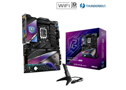 ASRock MB Sc LGA1851 Z890 NOVA WIFI, Intel Z890, 4xDDR5, 1xDP, 1xHDMI, 2xThunderbolt, WI-FI