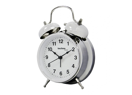 TechnoLine Modell DGW analogový budík, chrom TechnoLine Modell DGW analogový budík, chrom
