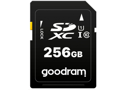 GOODRAM SDXC karta 256GB (R:100/W:10 MB/s) UHS-I Class 10