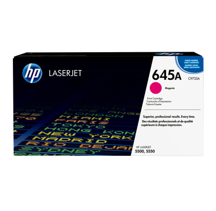 HP 645A Magenta LJ Toner Cart, C9733A (12,000 pages) HP 645A Magenta LJ Toner Cart, C9733A (12,000 pages)
