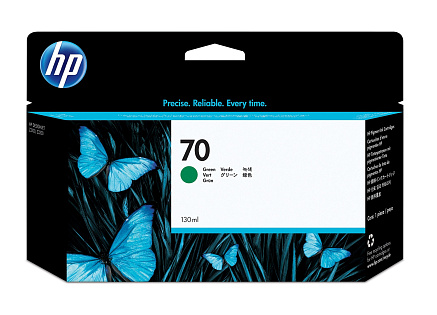 HP 70 Green DJ Ink Cart, 130 ml, C9457A