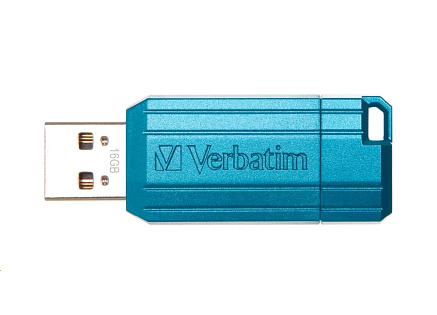VERBATIM Flash Disk 16GB Hi-Speed Store 'n' Go, Pinstripe, USB 2.0, Caribbean modrá VERBATIM Flash Disk 16GB Hi-Speed Store 'n' Go, Pinstripe, USB 2.0, Caribbean modrá