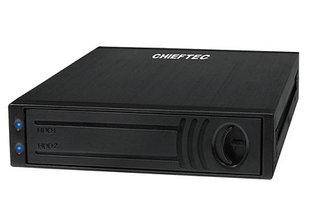 CHIEFTEC ATM-1322S-RD 1x 3,5" bay for 2x 2,5" HDD/SDD, RAID converter, SATA Backplane