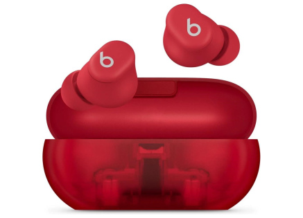 Beats Solo Buds - True Wireless Earbuds - Transparent Red