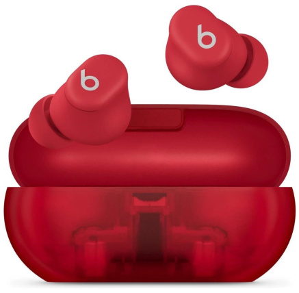 Beats Solo Buds - True Wireless Earbuds - Transparent Red