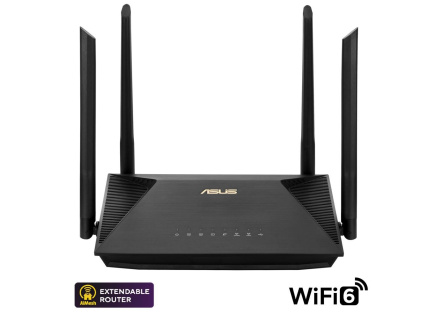 ASUS RT-AX53U (AX1800) WiFi 6 Extendable Router, AiMesh, 4G/5G Mobile Tethering