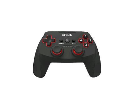 C-TECH Gamepad Khort pro PC/PS3/Android, 2x analog, X-input, vibrační, bezdrátový, USB