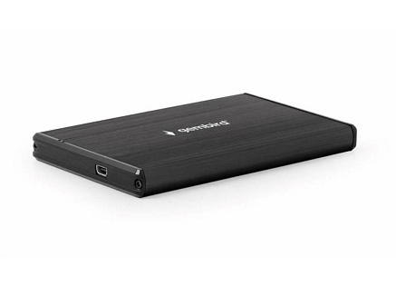 GEMBIRD externí box pro 2.5" zařízení, USB 3.0, broušený hliník, černá GEMBIRD externí box pro 2.5" zařízení, USB 3.0, broušený hliník, černá