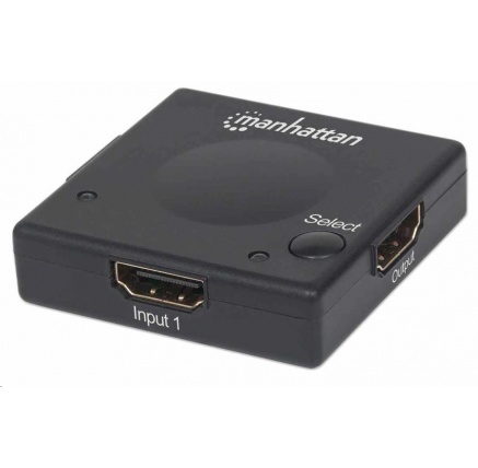 Manhattan HDMI přepínač, 2-Port HDMI Switch, 1080p, černá