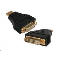 GEMBIRD Kabel redukce HDMI Male na DVI Female (zlacené kontakty, čený)