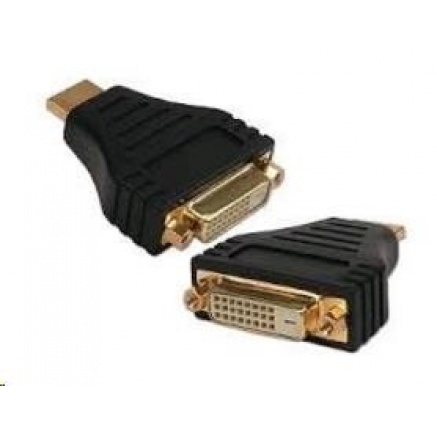 GEMBIRD Kabel redukce HDMI Male na DVI Female (zlacené kontakty, čený)