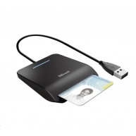 TRUST čtečka karet PRIMO (DNI, smartcard), externí, USB, 100cm