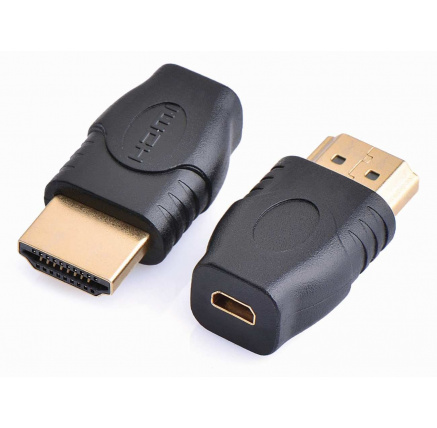 PremiumCord adapter micro HDMI Typ D samice - HDMI Typ A samec PremiumCord adapter micro HDMI Typ D samice - HDMI Typ A samec