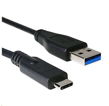 C-TECH kabel USB 2.0 AM na USB-C (AM/CM), 1m, černý