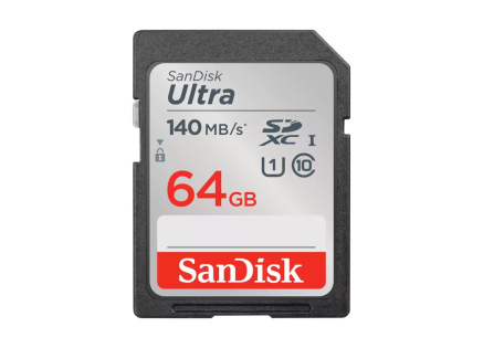 SanDisk SDXC karta Ultra 64GB (140MB/s) SanDisk SDXC karta Ultra 64GB (140MB/s)
