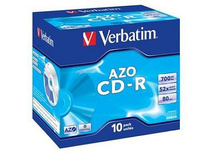 VERBATIM CD-R(10-Pack)Jewel/Crystal/DLP/52x/700MB VERBATIM CD-R(10-Pack)Jewel/Crystal/DLP/52x/700MB