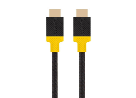 Tactical kabel HDMI 2,1, 8K, délka 2,1 m, černo-žlutá