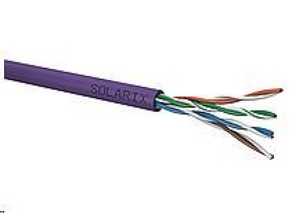 Instalační kabel Solarix UTP, Cat5E, drát, LSOH, box 305m SXKD-5E-UTP-LSOH