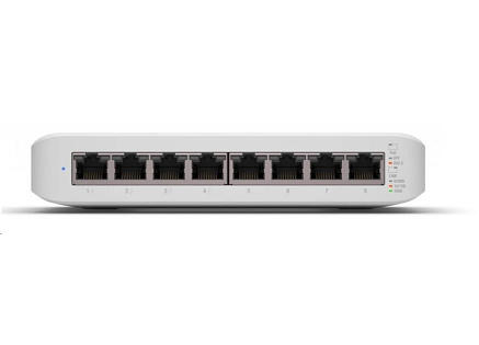 UBNT UniFi Switch USW-Lite-8-PoE [8xGigabit, 4x PoE out 52W, 802.3at/af, 16Gbps]
