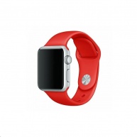 COTEetCI silikonový sportovní náramek pro Apple watch 42 / 44 mm červený