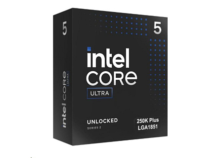CPU INTEL Core Ultra 5 250K Plus, až 5.3GHz, 30MB L2, LGA1851, Box (bez chladiče)