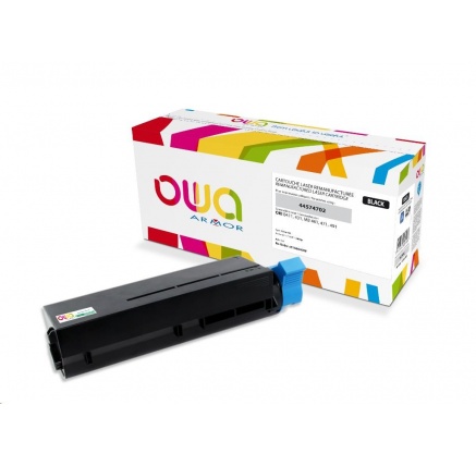 OWA Armor toner pro OKI B411, B431, MB461, MB471, MB491, 3000 Stran, 44574702, černá/black OWA Armor toner pro OKI B411, B431, MB461, MB471, MB491, 3000 Stran, 44574702, černá/black