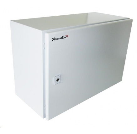 XtendLan 19" venkovní vodotěsný rozvaděč 7U 600x280, krytí IP55, nosnost 65kg, šedý