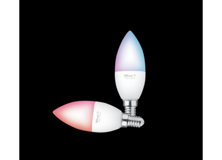 TRUST Smart WiFi LED Candle E14 White & Colour - 2 kusy v balení