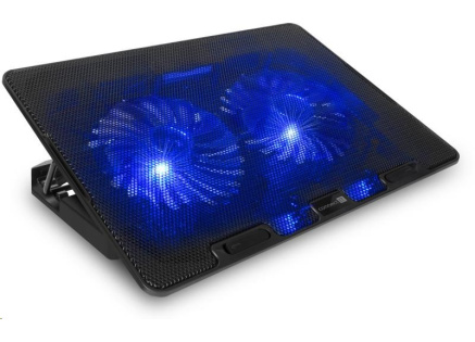 CONNECT IT chladící podložka pod notebook FrostBreeze, černá