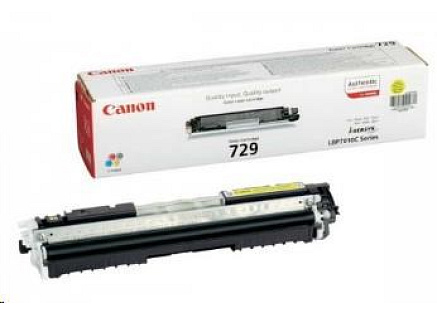 Canon TONER CRG-729Y žlutý pro i-Sensys LBP7010C , LBP7010C, LBP7018C (1 000 str.)