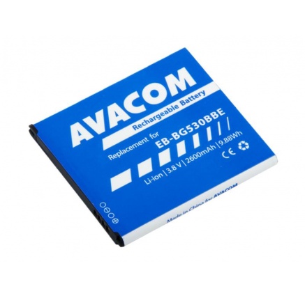 AVACOM baterie do mobilu Samsung G530 Grand Prime Li-Ion 3,8V 2600mAh (náhrada EB-BG530BBE) AVACOM baterie do mobilu Samsung G530 Grand Prime Li-Ion 3,8V 2600mAh (náhrada EB-BG530BBE)