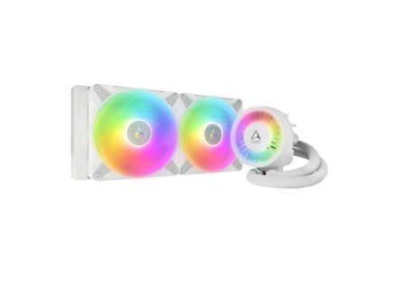 ARCTIC Vodní chladič Liquid Freezer III 280 ARGB, 2x140mm, AM5, LGA1851, bílá ARCTIC Vodní chladič Liquid Freezer III 280 ARGB, 2x140mm, AM5, LGA1851, bílá
