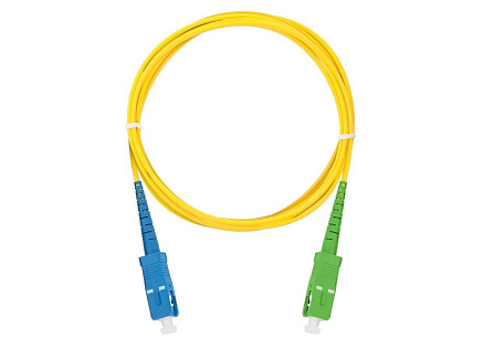 XtendLan simplexní patch kabel SM 9/125, OS2, SC-SC(APC), LS0H, 3m