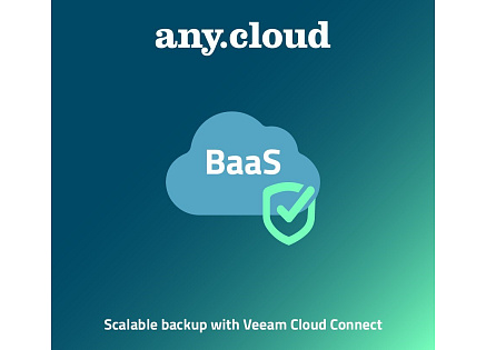 Anycloud BaaS | BaaS for Veeam Agent for Servers (1SRV/1M)