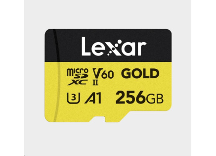 Lexar microSDXC GOLD UHS-II/C10/A1/U3 R280/W100 (60) 256GB