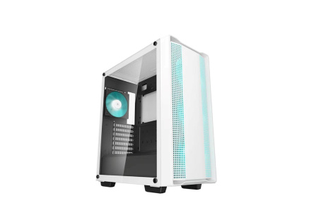 DEEPCOOL Case CC560 WH V2, ATX, Průhledná bočnice, 4x120mm Fan, bílá