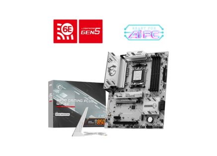 MSI MB Sc AM5 B850 GAMING PLUS WIFI6E, AMD B850, 4xDDR5, 1xDP, WiFi, ATX