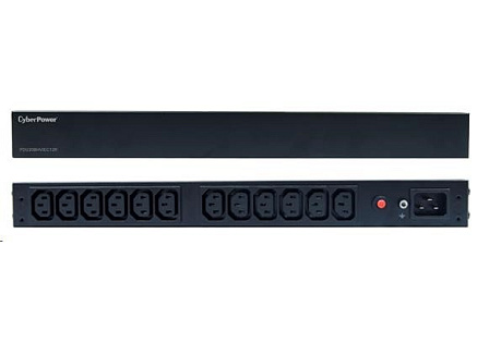 CyberPower Rack PDU, Basic, 1U, 16A, (12)C13, IEC-320 C20