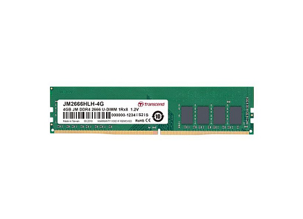 TRANSCEND DIMM DDR4 4GB 2666MHz 1Rx8 512Mx8 CL19 1.2V TRANSCEND DIMM DDR4 4GB 2666MHz 1Rx8 512Mx8 CL19 1.2V