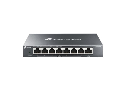 TP-Link Easy Smart switch RP108GE (7xGbE passive PoE-in, 1xGbE passive PoE-out)