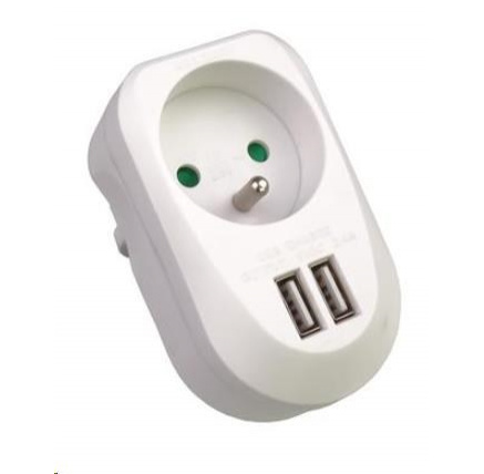 PREMIUMCORD USB nabíjecí adaptér 230V, 2xUSB 5V, maximální proud 3,4A PREMIUMCORD USB nabíjecí adaptér 230V, 2xUSB 5V, maximální proud 3,4A