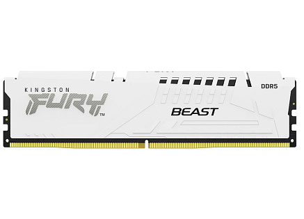 KINGSTON DIMM DDR5 16GB 6000MT/s CL30 ECC FURY Beast EXPO Bílá KINGSTON DIMM DDR5 16GB 6000MT/s CL30 ECC FURY Beast EXPO Bílá