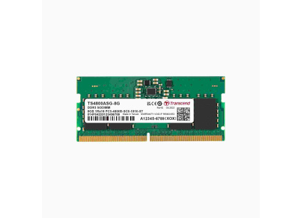 TRANSCEND SODIMM DDR5 8GB 4800MHz JM 1Rx16 1Gx16 CL40 1.1V TRANSCEND SODIMM DDR5 8GB 4800MHz JM 1Rx16 1Gx16 CL40 1.1V