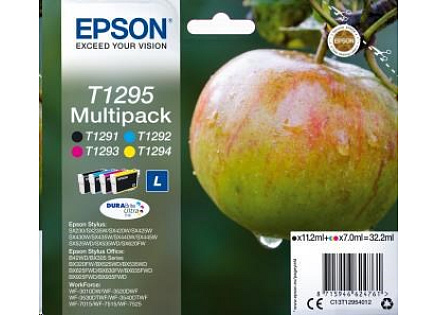 EPSON ink Multipack 4-colours "Jablko" T1295 DURABrite Ultra Ink