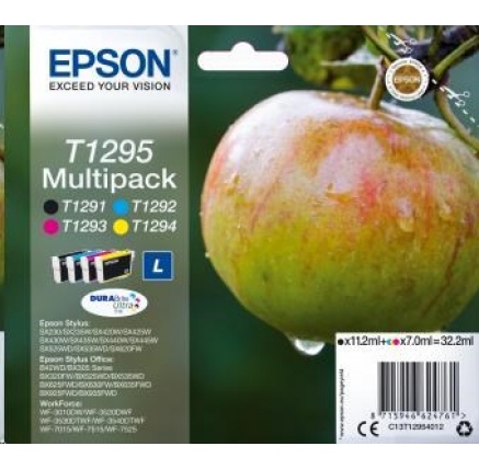 EPSON ink Multipack 4-colours "Jablko" T1295 DURABrite Ultra Ink